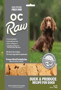 14oz OC Raw Freeze-Dried DUCK & Produce Patties - Health/First Aid